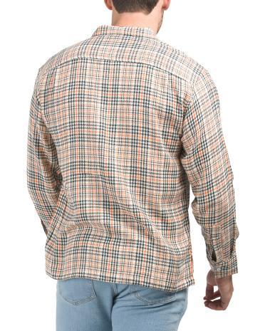 Yarn Dyed Long Sleeve Button Down Shirt for Men product image