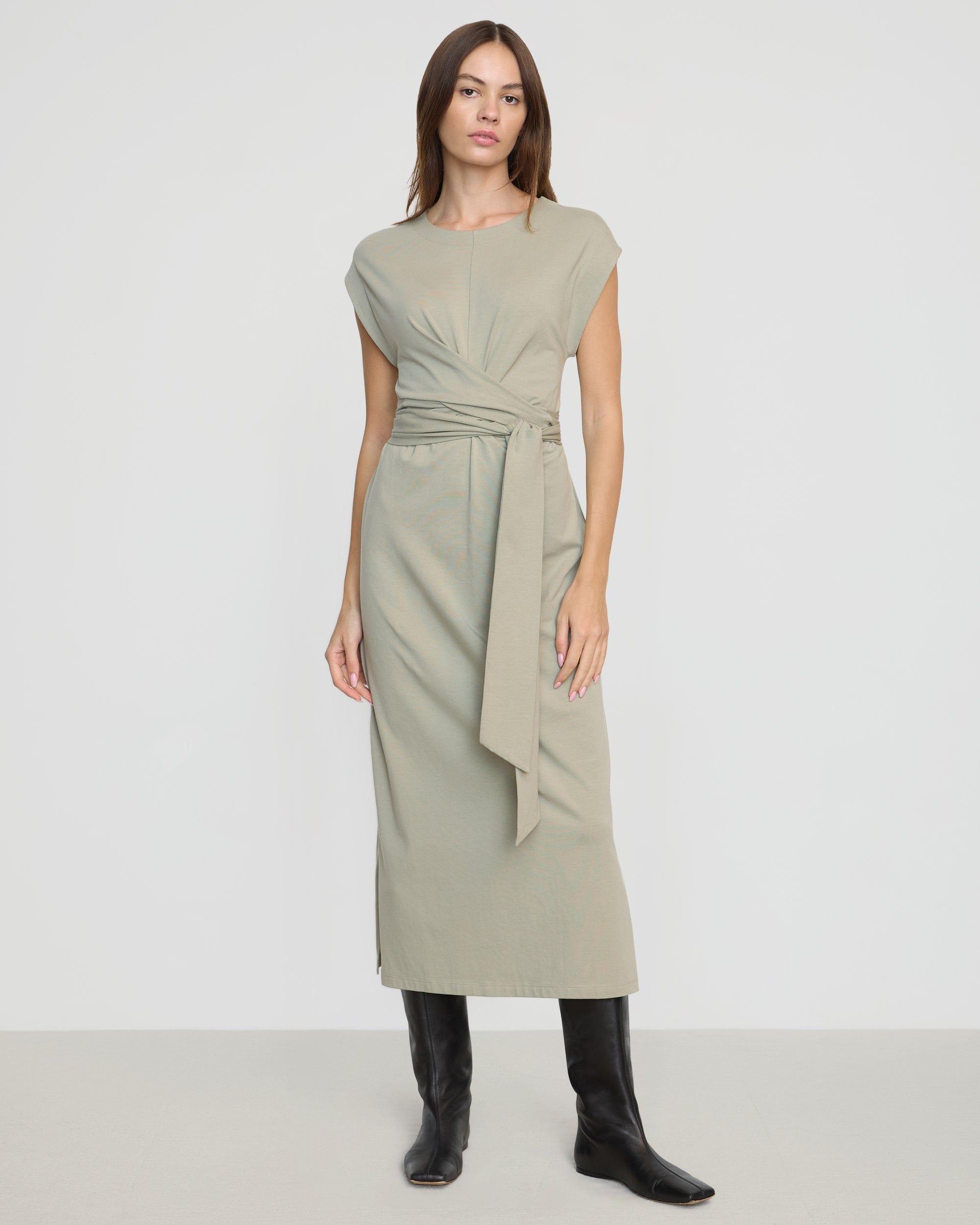 Fei Tie-Front Organic Cotton Dress Product Image