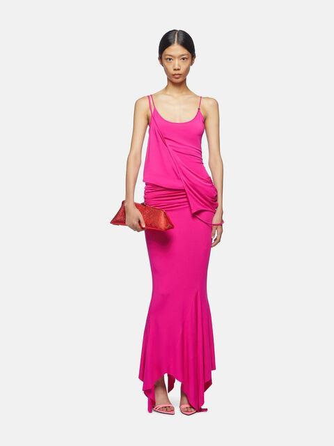 Fuchsia midi dress Product Image