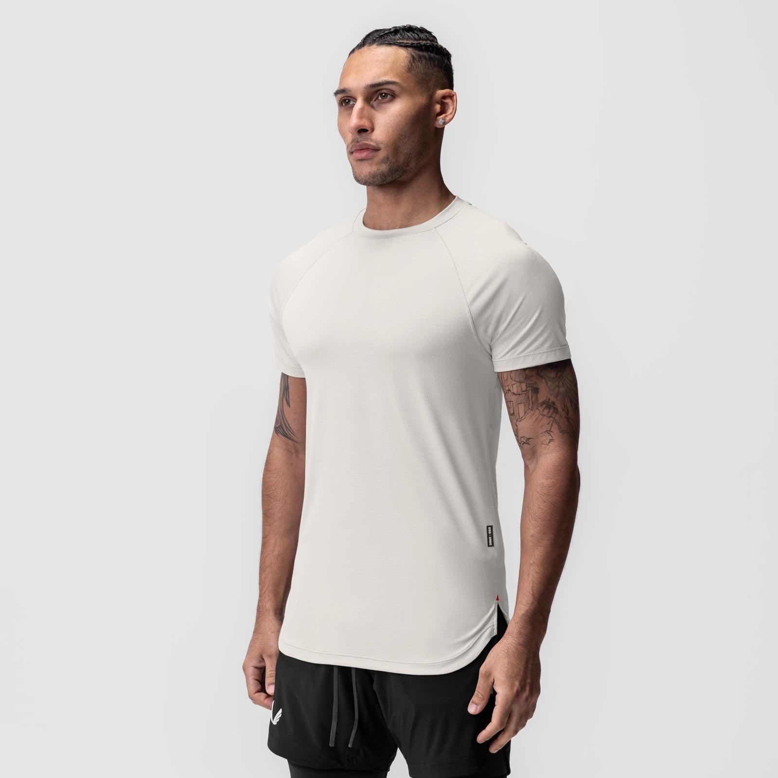 0660. AeroSilver® Established Tee - Ivory Cream Product Image