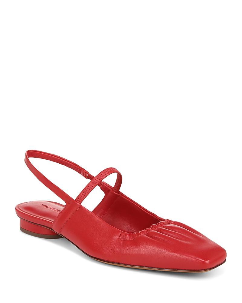 Womens Venice Leather Flats Product Image