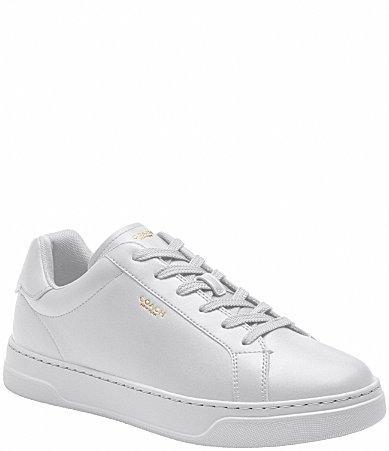 COACH Mens High Line Leather Sneakers Product Image