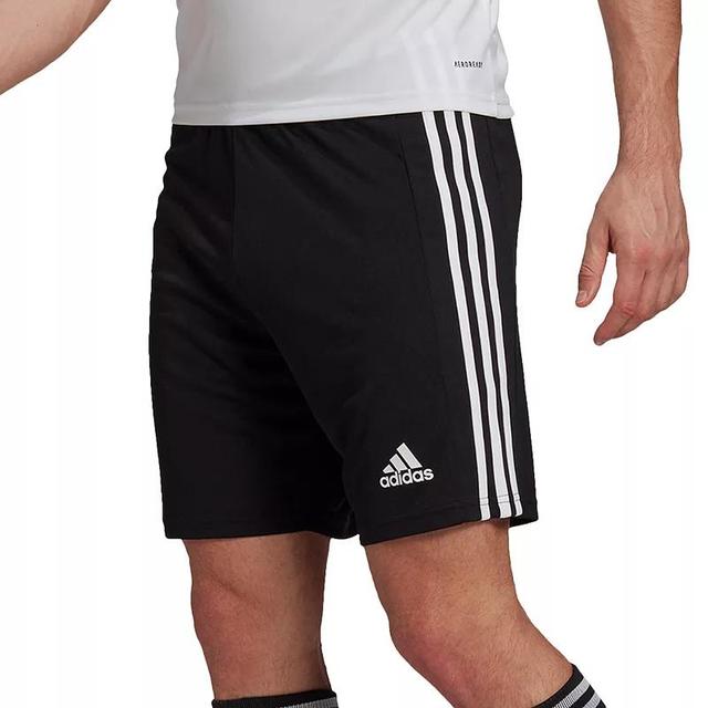 adidas Mens Squadra 21 Knit Moisture-Wicking 7-1/2 Shorts - Light Blue Product Image