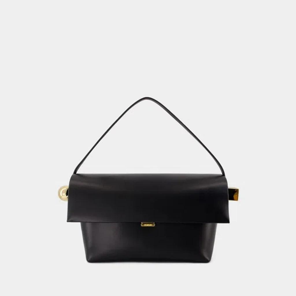 JACQUEMUS Le Grand Rond Carre Bag In Black Product Image