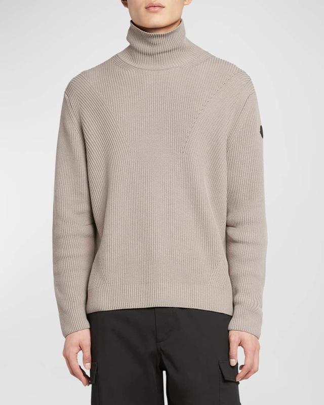 Men's Cotton Turtleneck Sweater Product Image