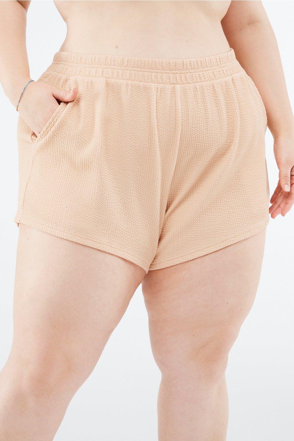 Fabletics Shannon Shorts Womens orange plus Size 1X Product Image