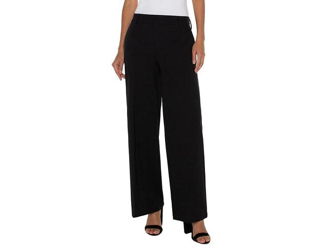 Liverpool Los Angeles Kelsey Wide Leg Knit Trousers Product Image