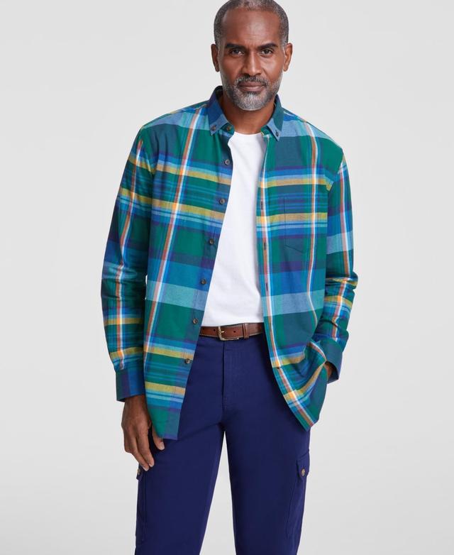 Club Room Mens Mapy Plaid Cotton Shirt, Created for Macys Product Image