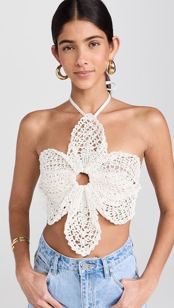 Cult Gaia Darlena Crochet Top | Shopbop Product Image