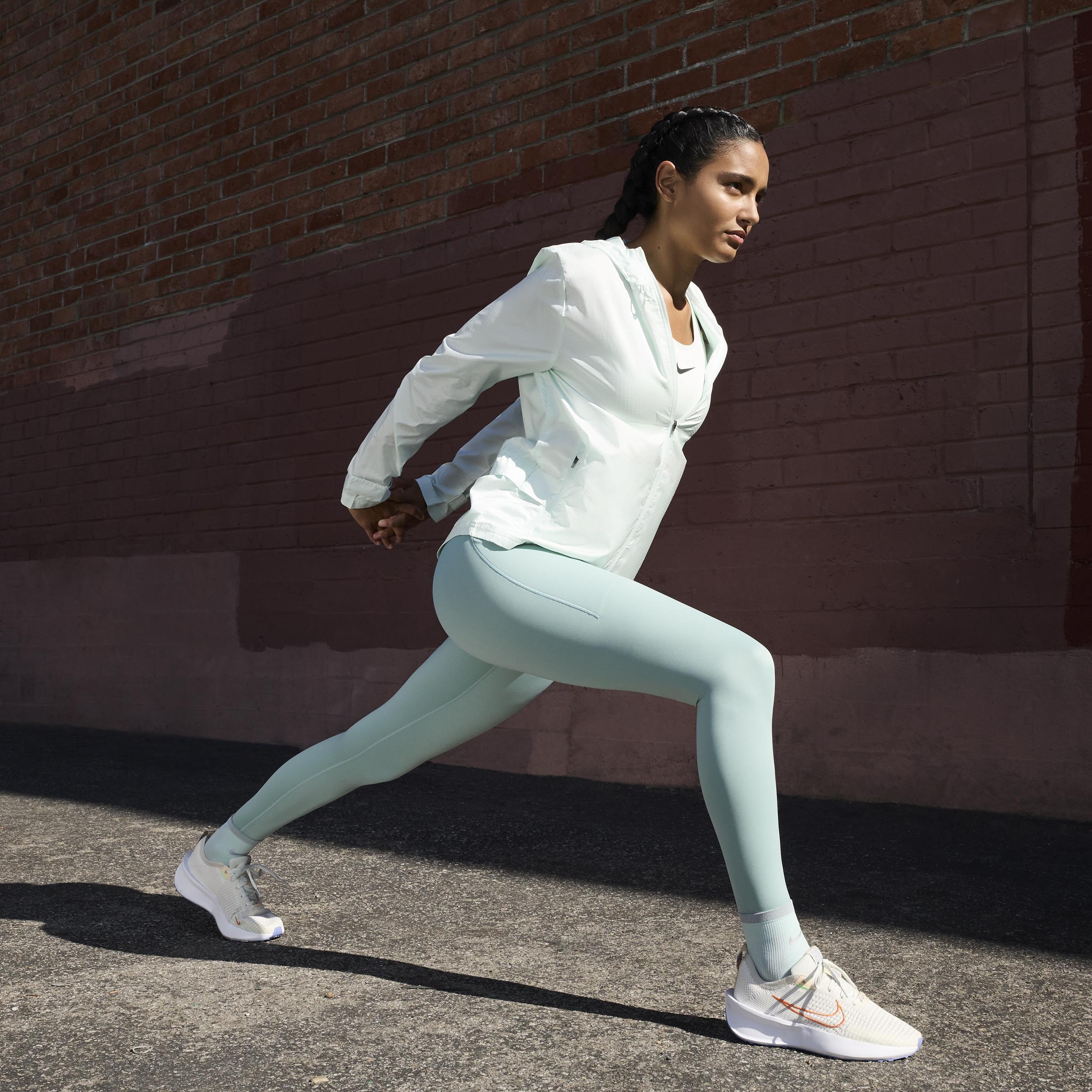 Nike Womens Nike Interact Run - Womens Running Shoes White/Saturn Gold/Dusty Cactus Product Image