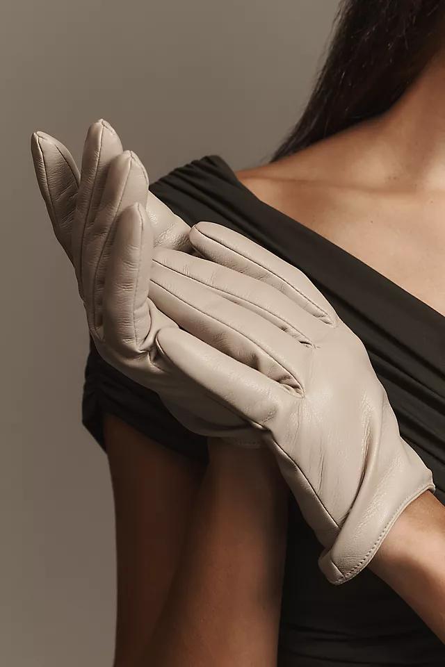 By Anthropologie Faux-Leather Short Gloves Product Image