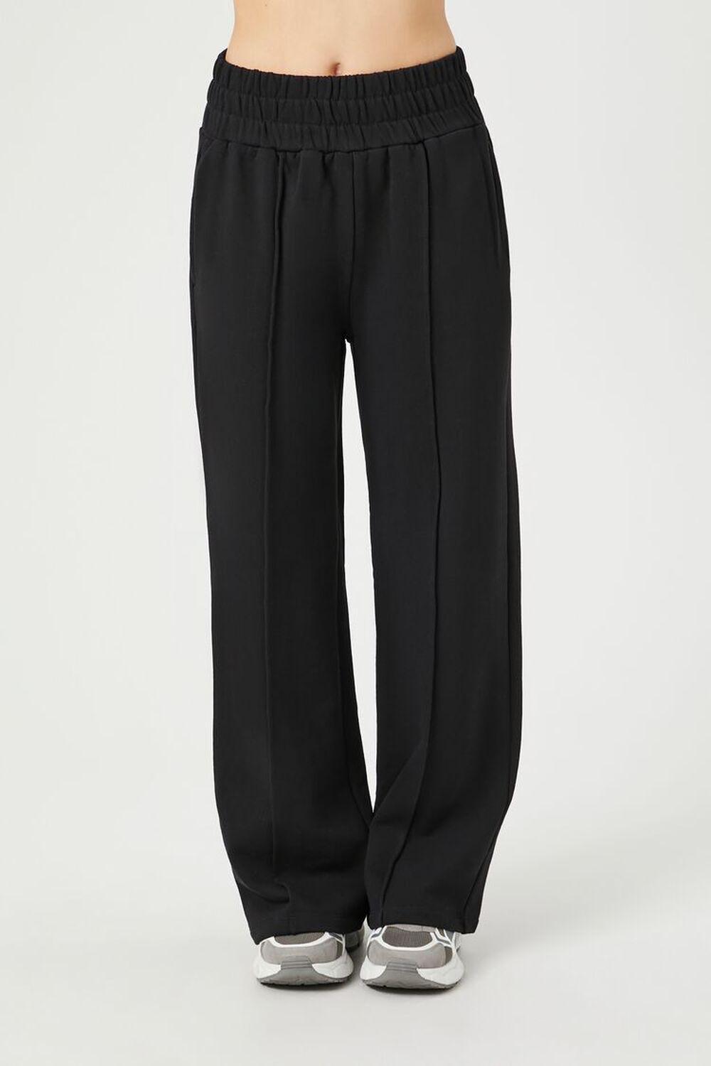 French Terry Straight-Leg Pants | Forever 21 Product Image