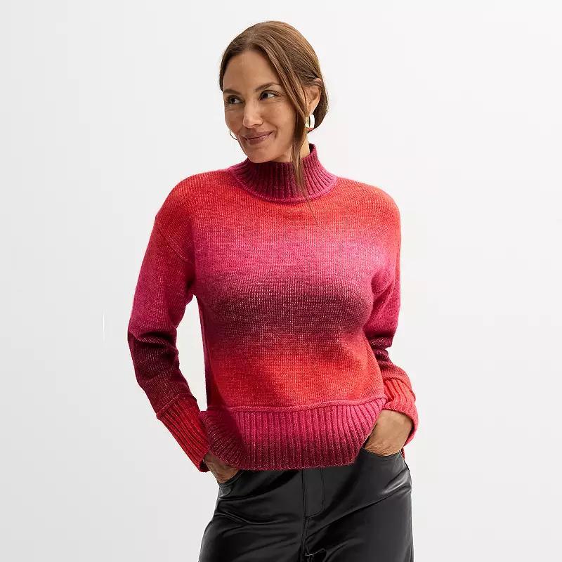 Womens Nine West Mockneck Pullover Sweater product image