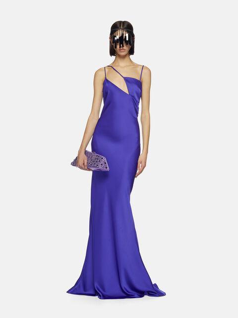 ''Melva'' vivid violet long dress Product Image