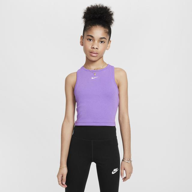 Womens Nike Sportswear Girls Ribbed Tank Top Product Image