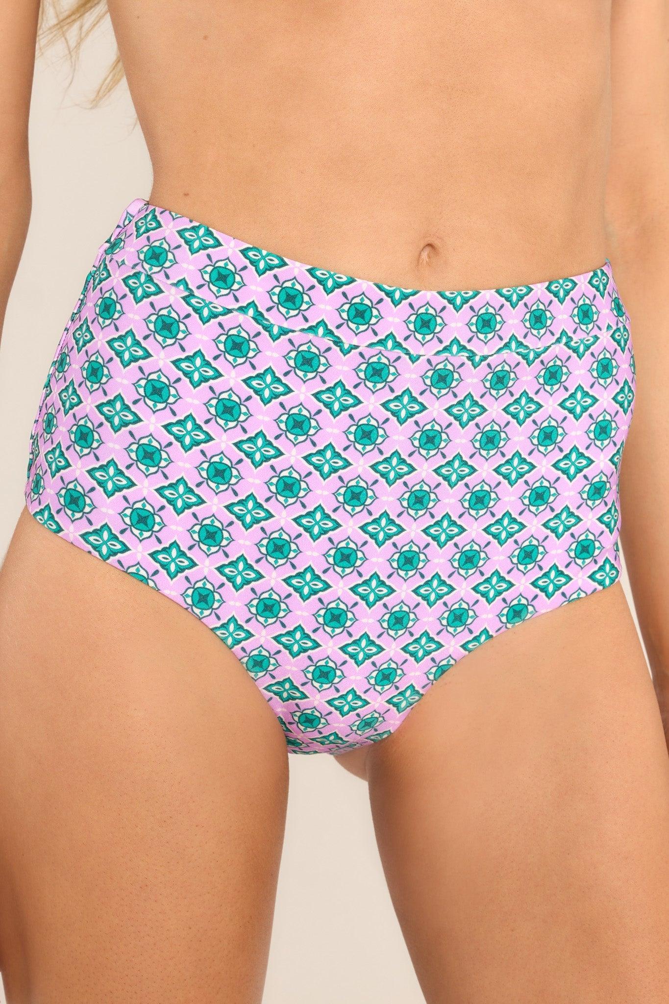 MINKPINK Verano Bikini Bottoms Swimwear Print Product Image