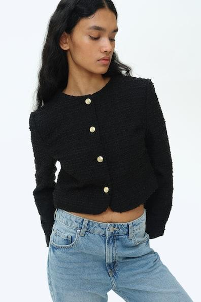 Short Bouclé Jacket Product Image