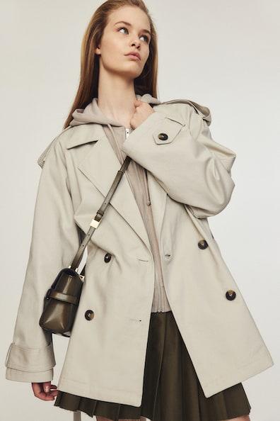 Short Trench Coat Product Image