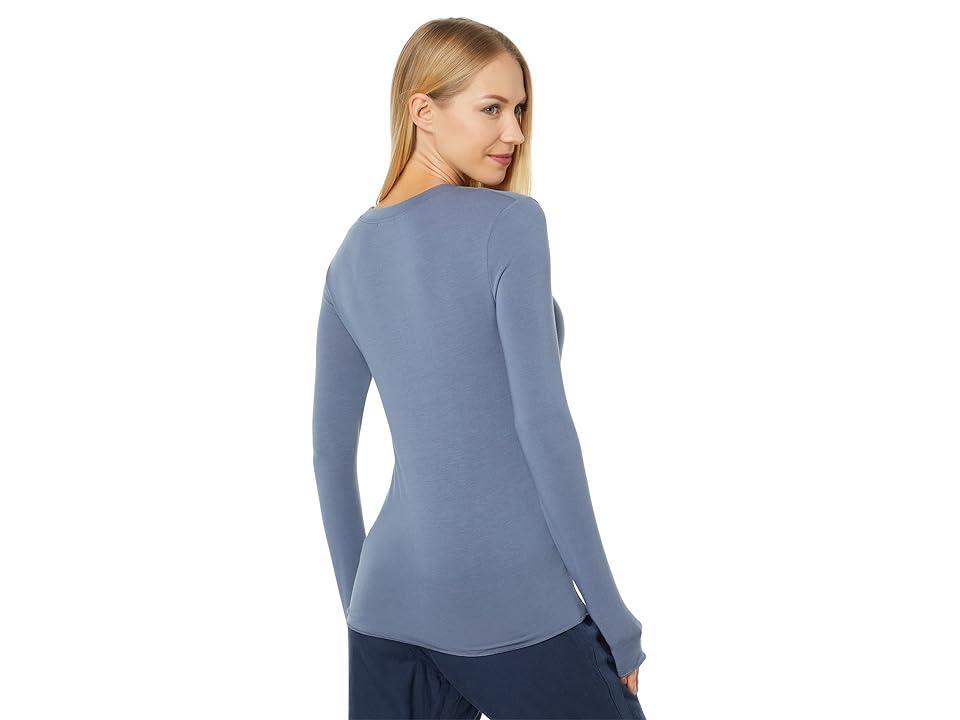 Splendid Long Sleeve Jersey Tee (Ash ) Women's T Shirt Product Image