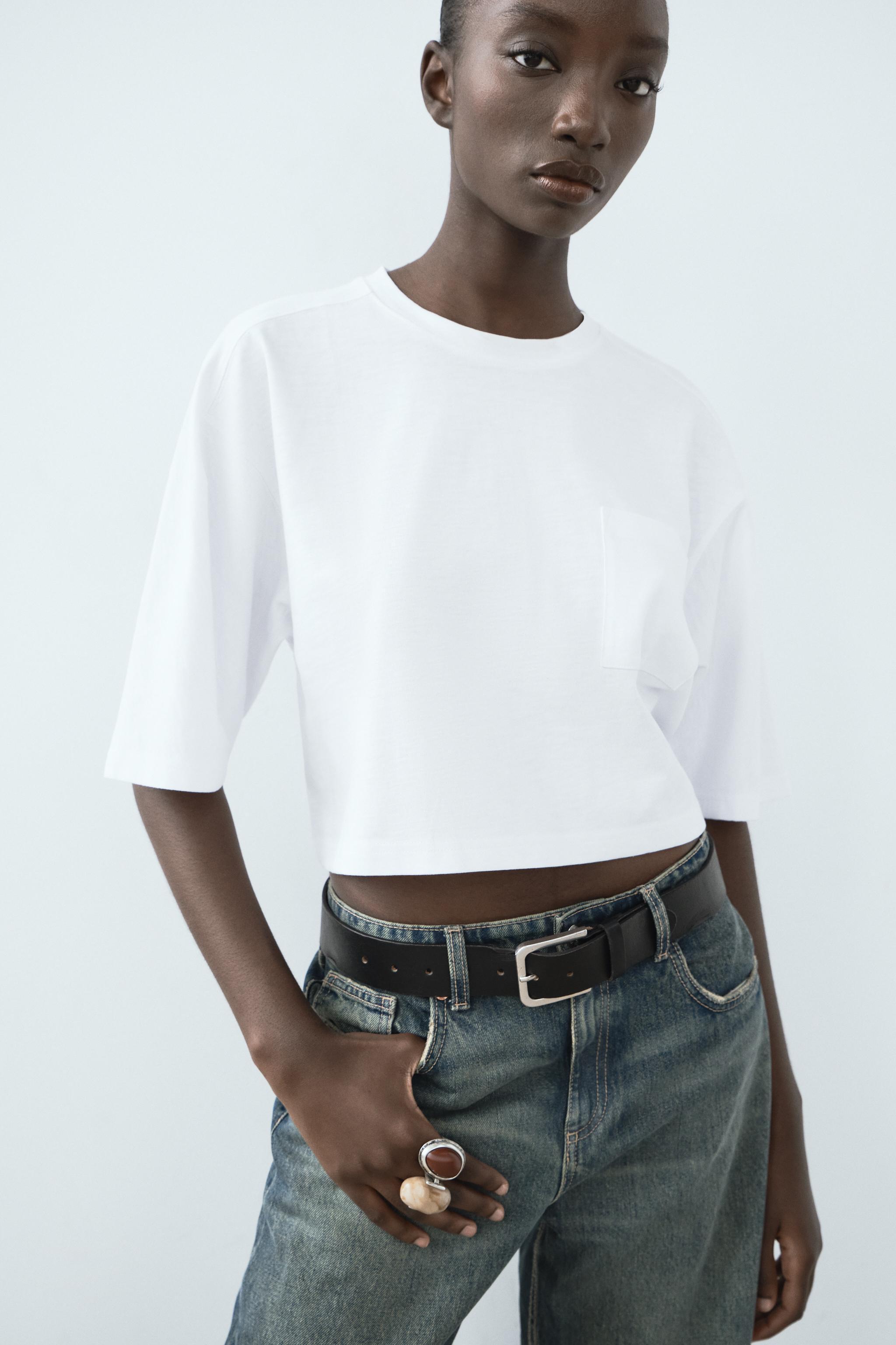 COTTON FLAMÉ CROP TOP Product Image