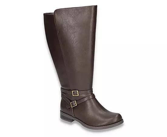 Easy Street Bay Plus Plus by Easy Street Womens Wide Athletic Calf Tall Boots Product Image