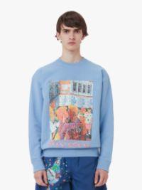 GRAPHIC PRINT SWEATSHIRT - PRIDE CAPSULE in blue | JW Anderson US  Product Image