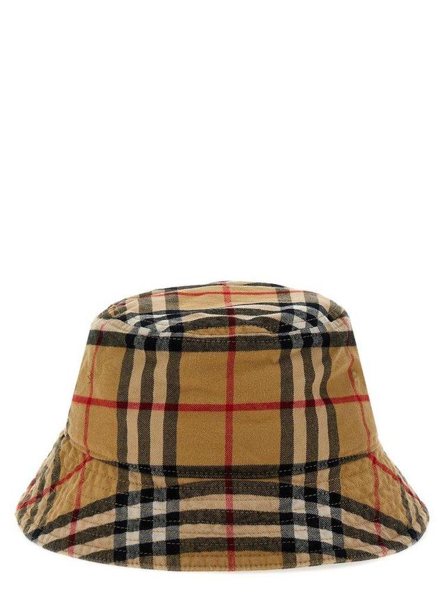 Check Printed Bucket Hat In Multi Product Image