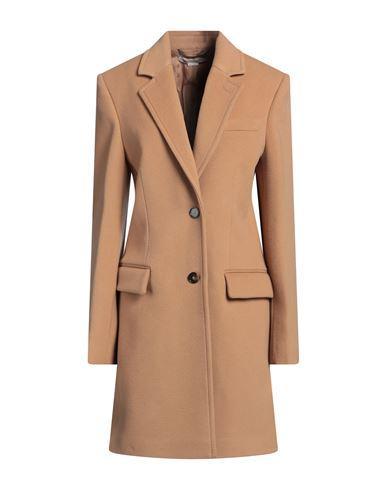 STELLA MCCARTNEY Woman Coat Camel Size 6-8 Wool In Beige Product Image