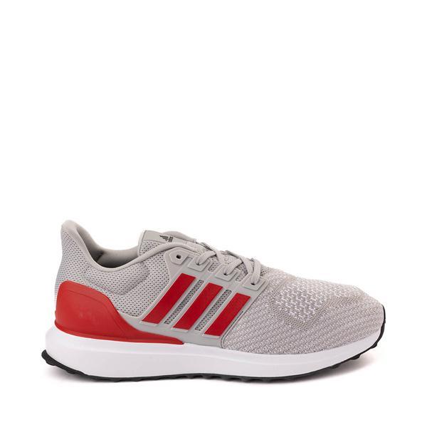 Mens adidas Ubounce DNA Athletic Shoe - Grey / Better Scarlet / Black Product Image