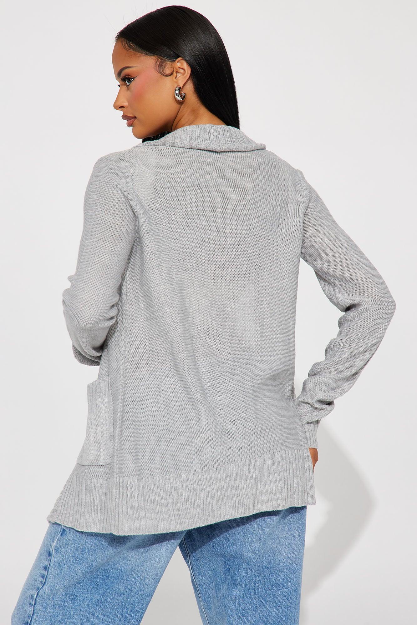 Moments After Cardigan - Heather Grey Product Image