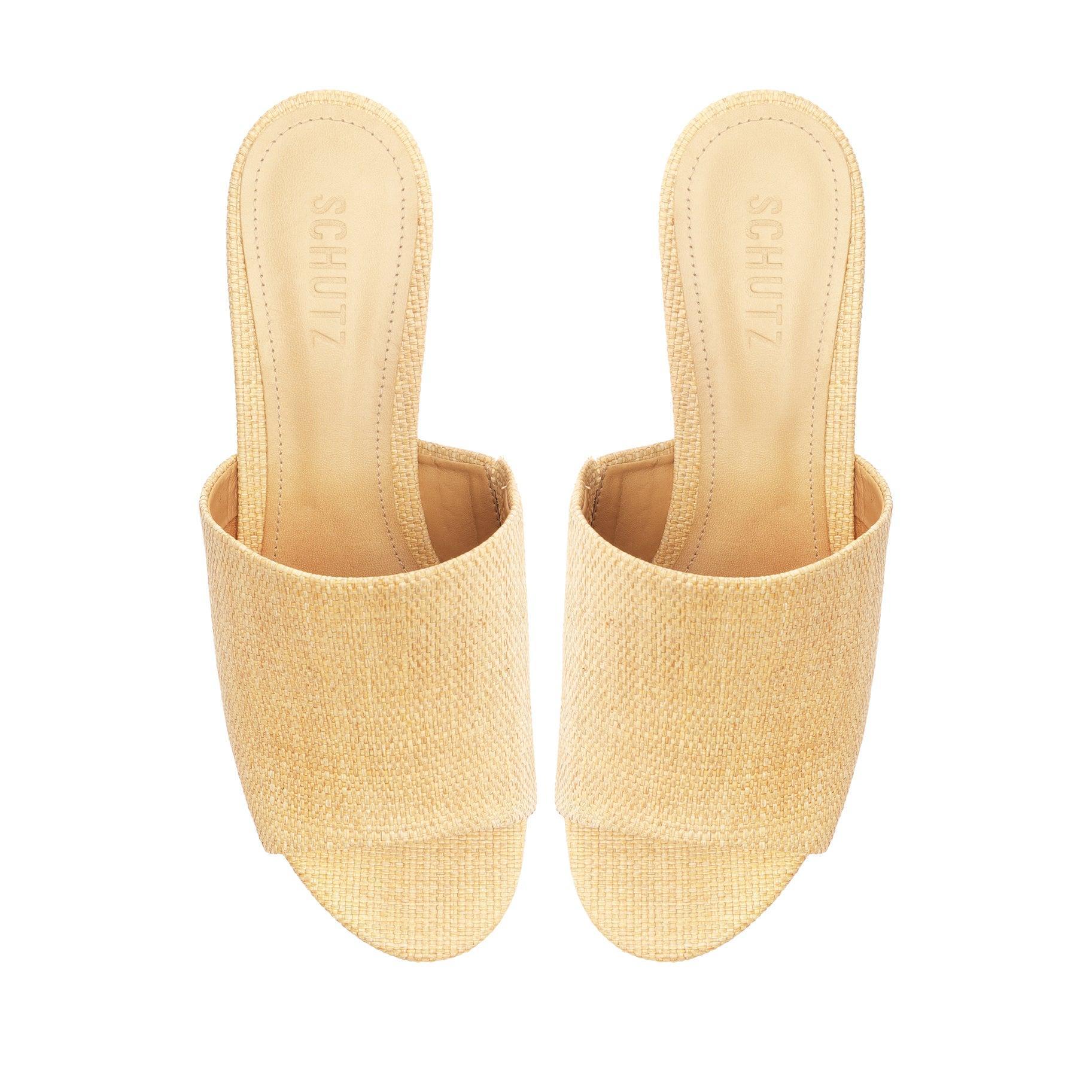 Dalle Cutout Straw Sandal Female Product Image