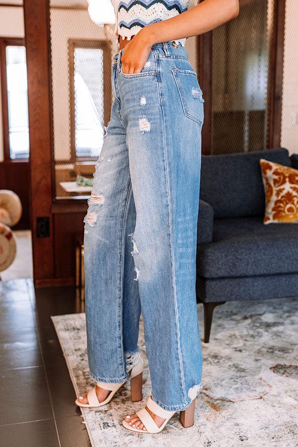 The Poshlynn High Waist Wide Leg Jean Product Image