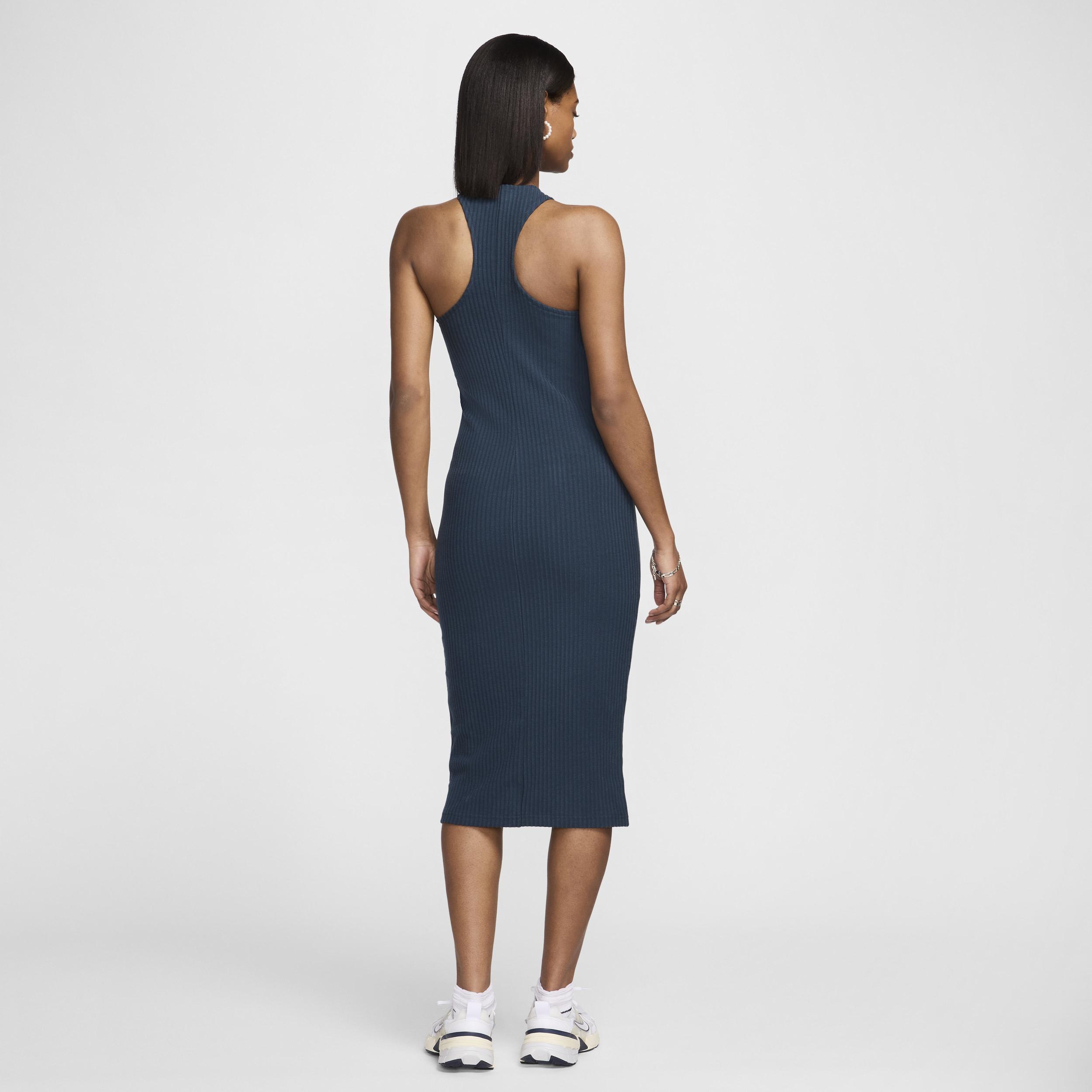 Nike Womens Nike Chill Knit Rib Dress - Womens Armory Navy/Armory Navy Product Image