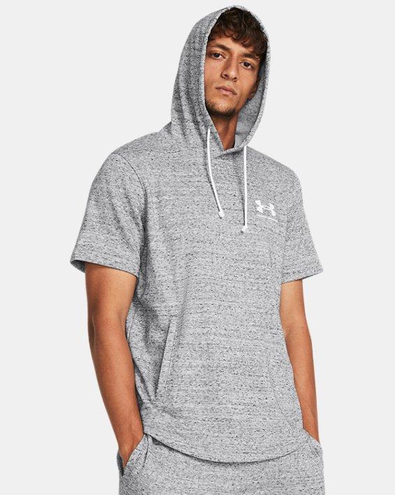 Mens UA Rival Terry Short Sleeve Hoodie Product Image