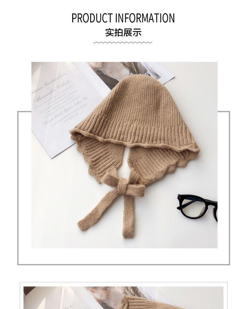 Knit Bonnet Hat Product Image