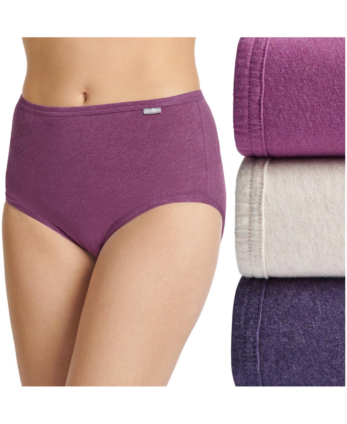 Womens Jockey Elance 3-Pack Briefs Panty Set 1484 Product Image