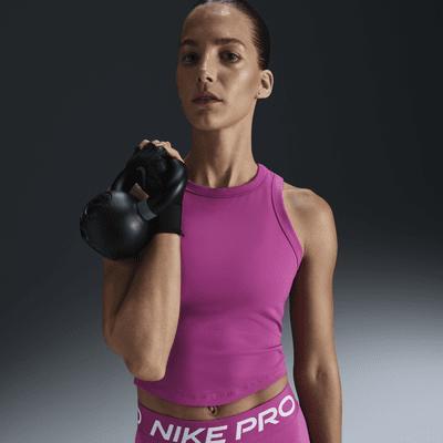 Nike One Fitted Women's Dri-FIT Cropped Tank Top Product Image