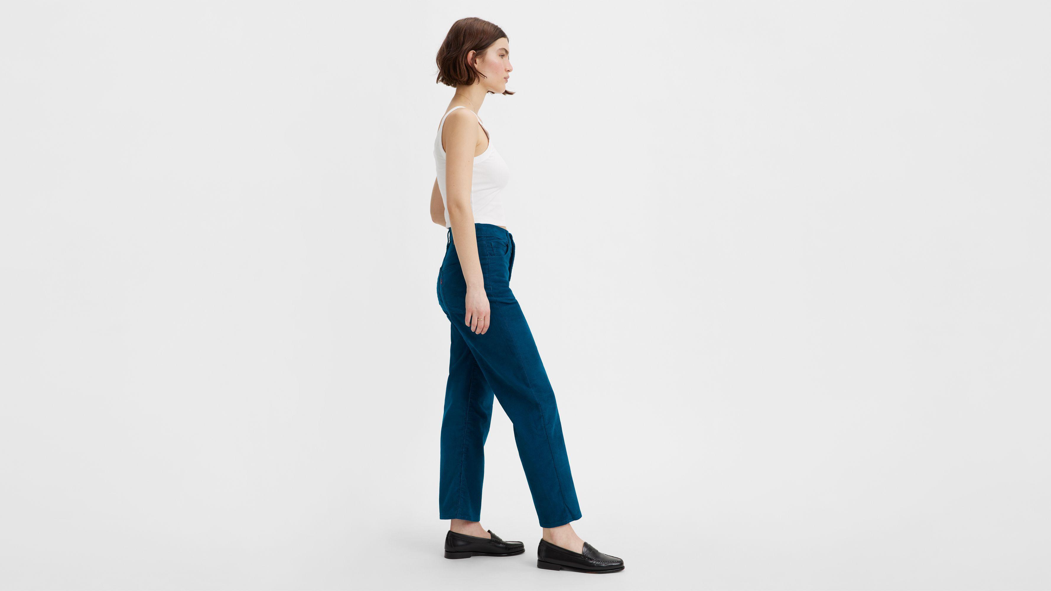 Ribcage Straight Ankle Corduroy Women's Pants Product Image