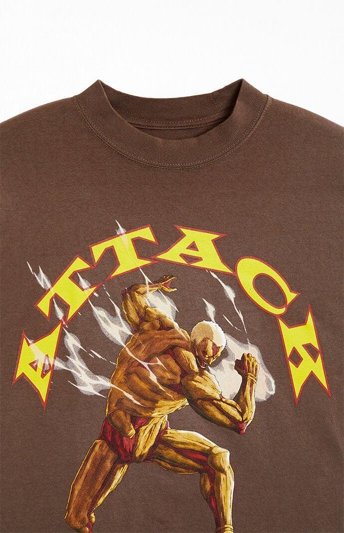 HYPLAND Mens Attack On Titan Gym T-Shirt Product Image