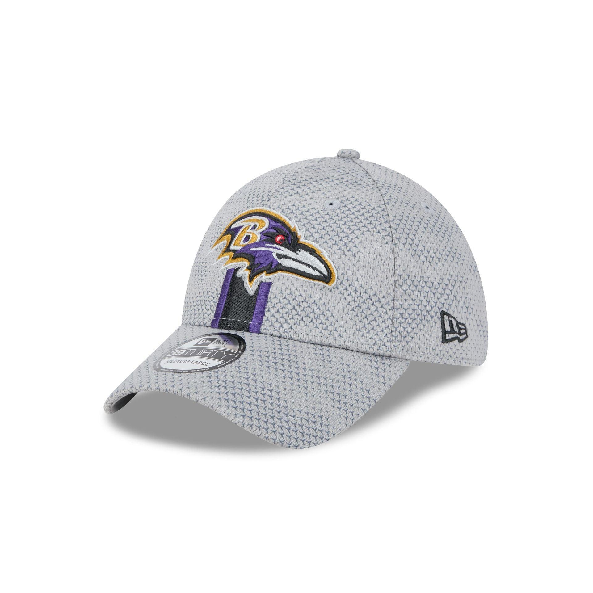 Baltimore Ravens 2024 Sideline Gray 39THIRTY Stretch Fit Hat Male Product Image