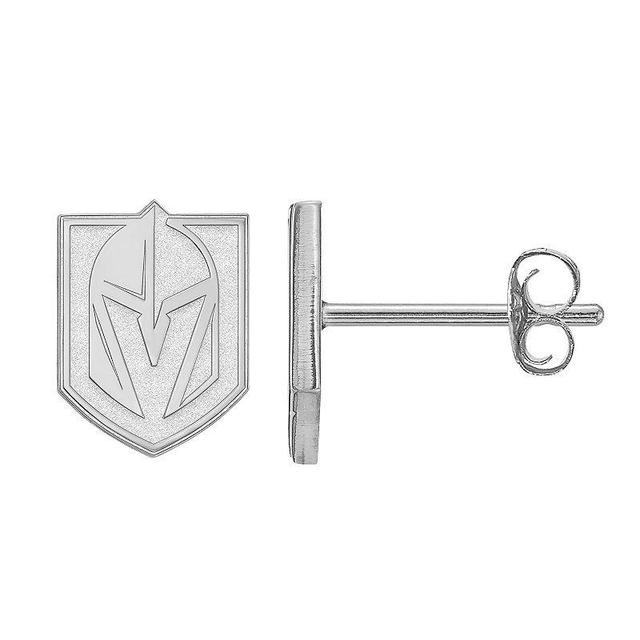 LogoArt Sterling Silver Las Vegas Golden Knights Mini Logo Stud Earrings, Womens Product Image