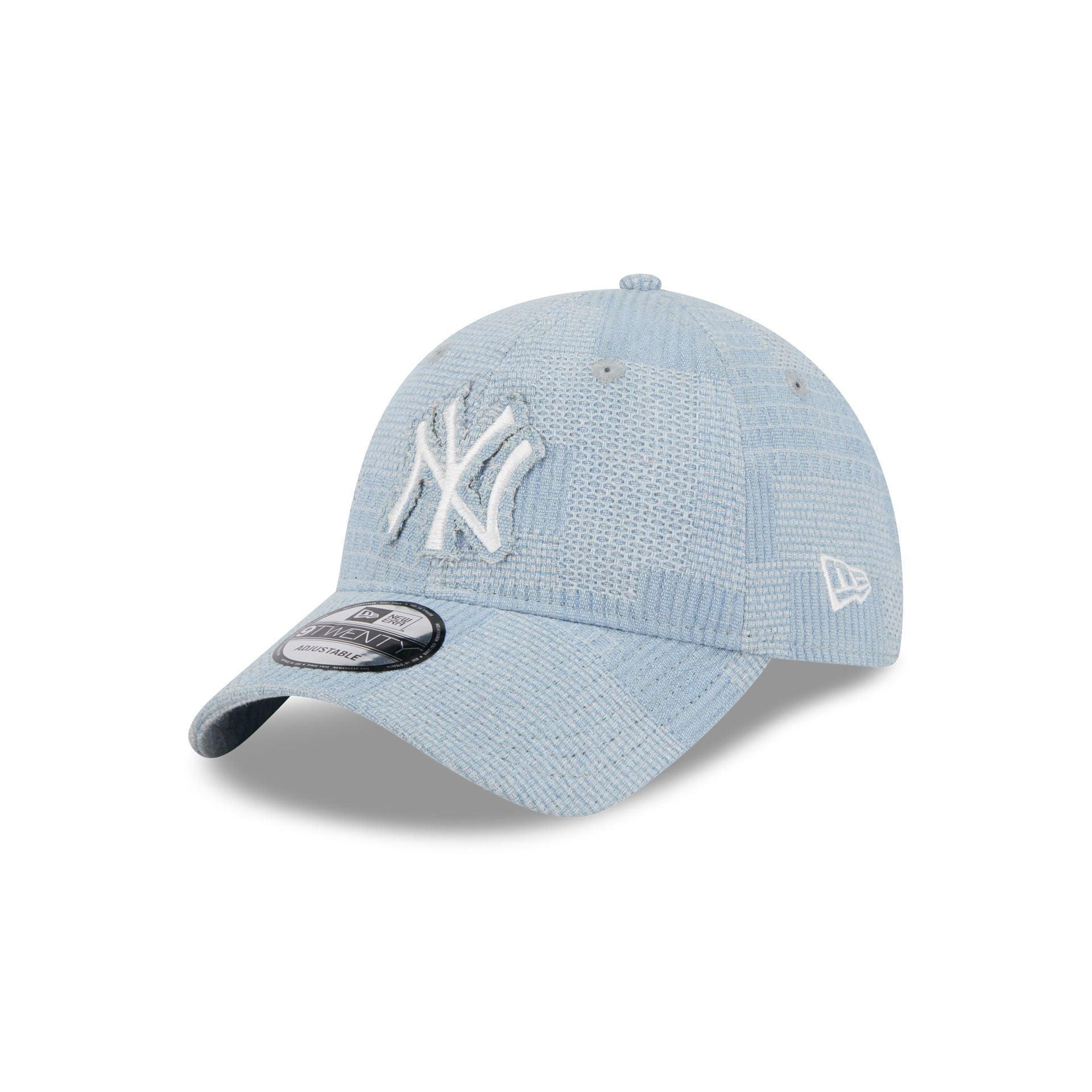 New York Yankees Patch Denim 9TWENTY Adjustable Hat Male Product Image