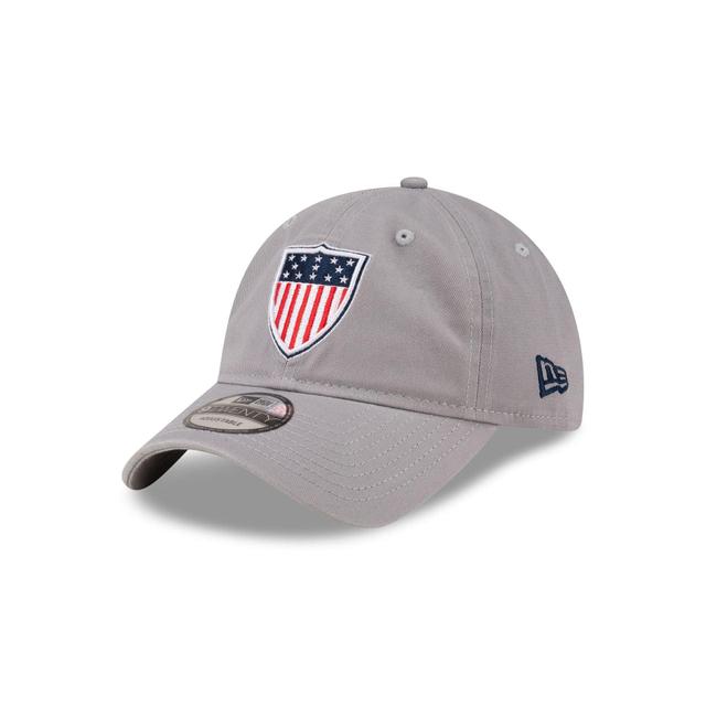 Team USA Shield Gray 9TWENTY Adjustable Hat Male Product Image