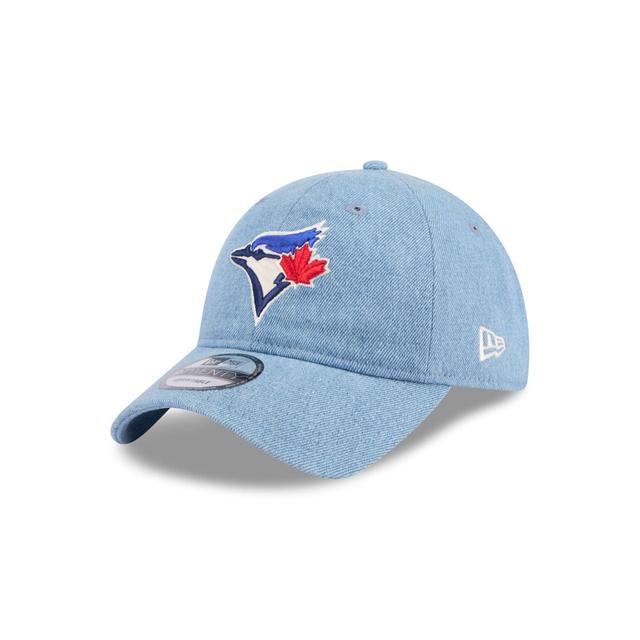 Toronto Blue Jays Washed Denim 9TWENTY Adjustable Hat Male Product Image