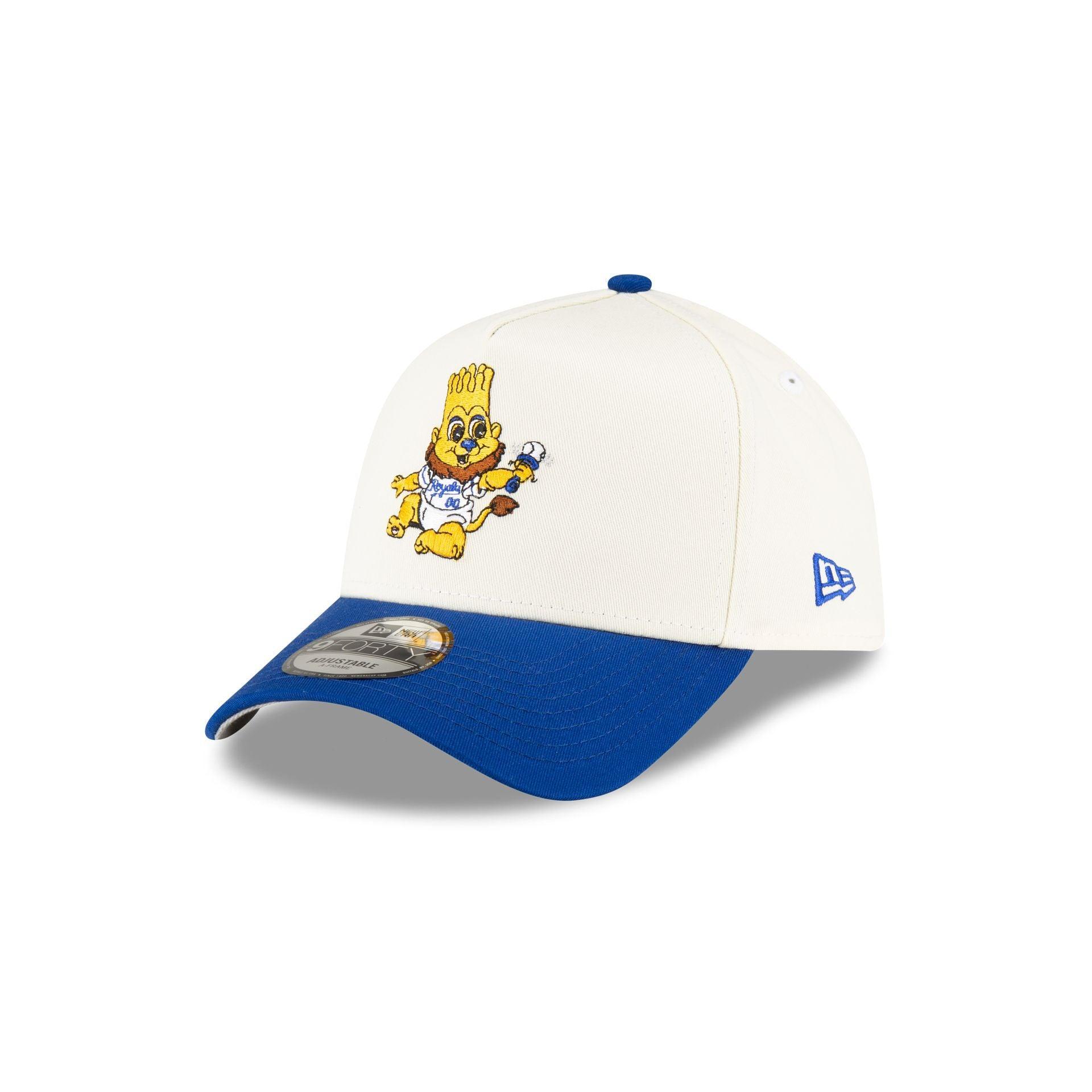 Kansas City Royals Mini Mascot 9FORTY A-Frame Snapback Hat Male Product Image