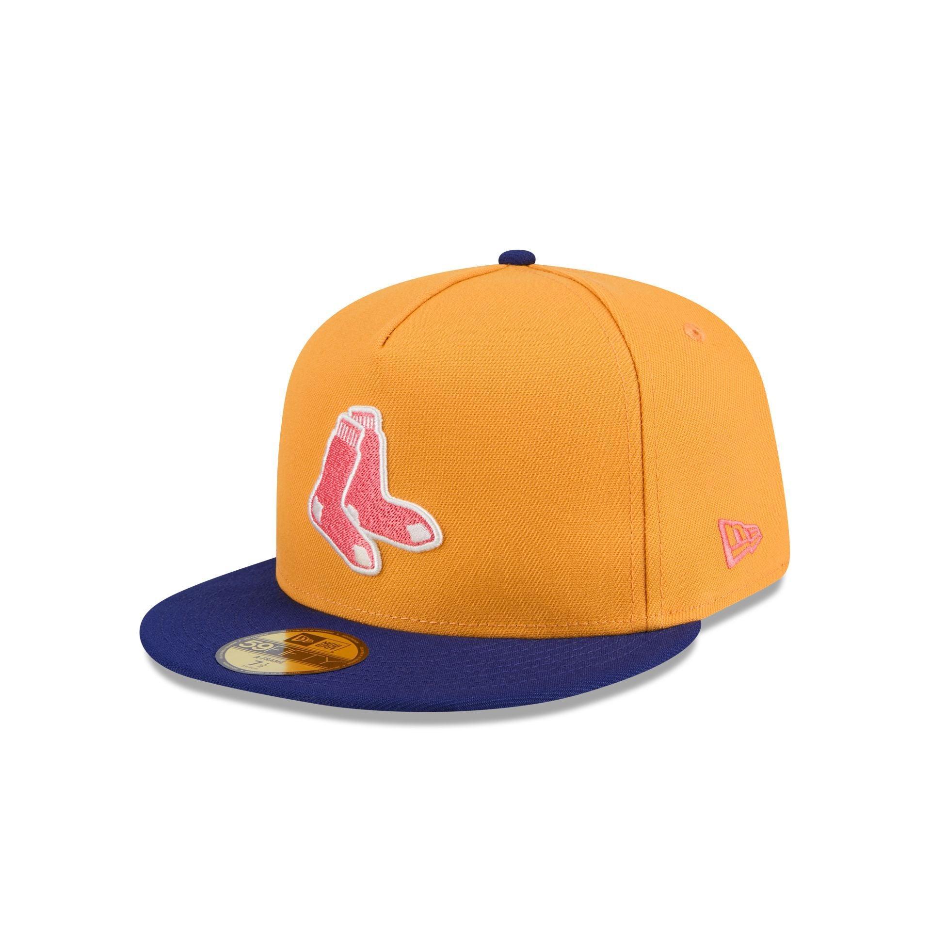 Boston Red Sox Gold 59FIFTY A-Frame Fitted Hat Male Product Image