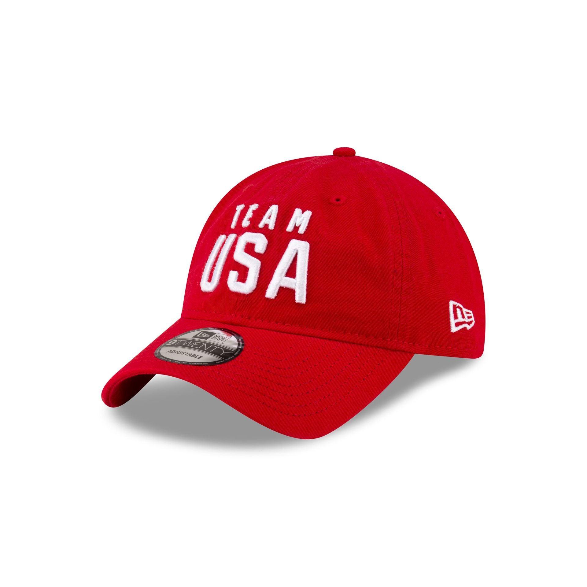 Team USA Red 9TWENTY Adjustable Hat Male Product Image