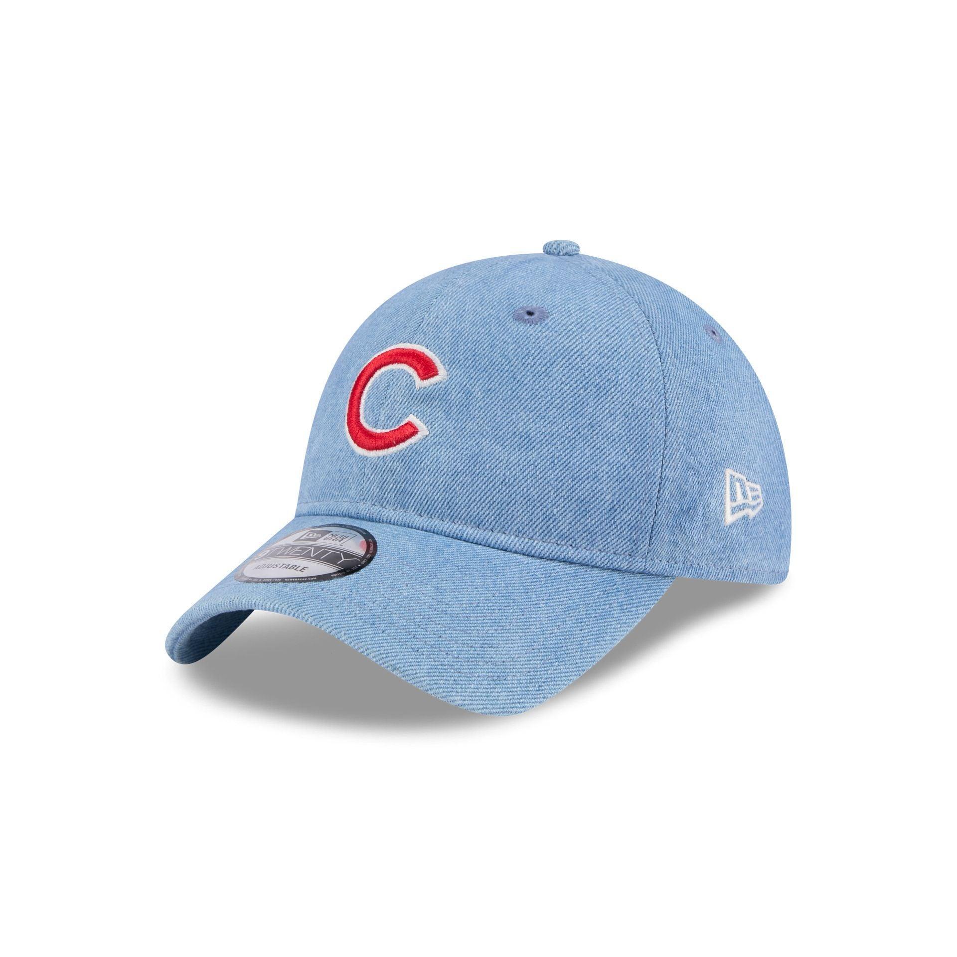 Chicago Cubs Washed Denim 9TWENTY Adjustable Hat Male Product Image