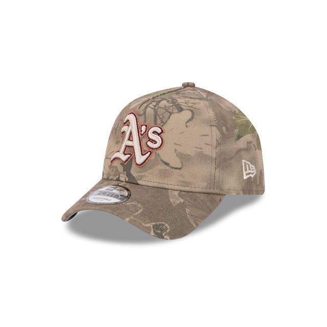 Oakland Athletics Leaf Camo 9FORTY A-Frame Snapback Hat Male Product Image