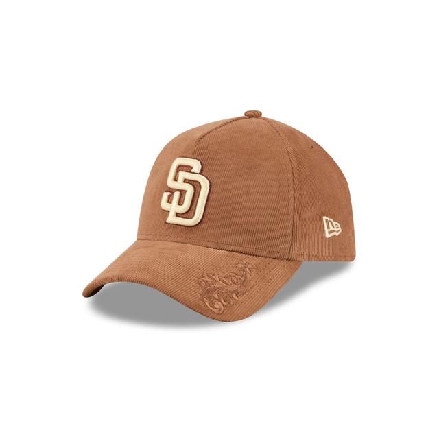 San Diego Padres Ornamental Cord 9FORTY A-Frame Snapback Hat Male Product Image